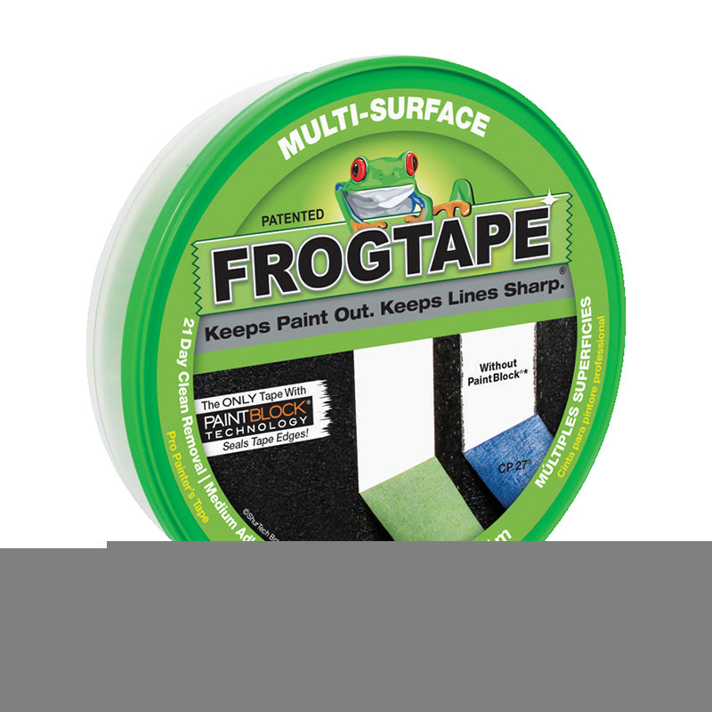 FrogTape 280220 Painting Tape, 60 yd L, 0.94 in W, Yellow D&B Supply