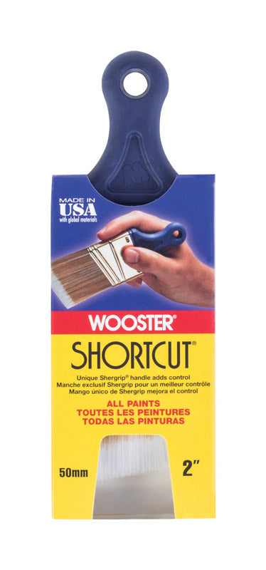 Wooster 2 in. Shortcut Polyester Angled Sash Brush for All Paint Types  0Q32110020 - The Home Depot