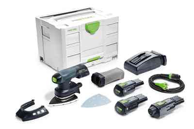 FESTOOL Cordless delta sander DTSC 400 3,0 I-Set